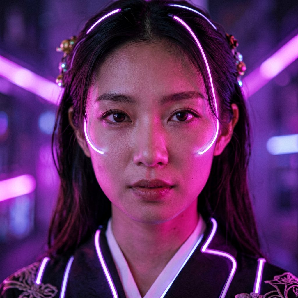 霓虹夜色写真